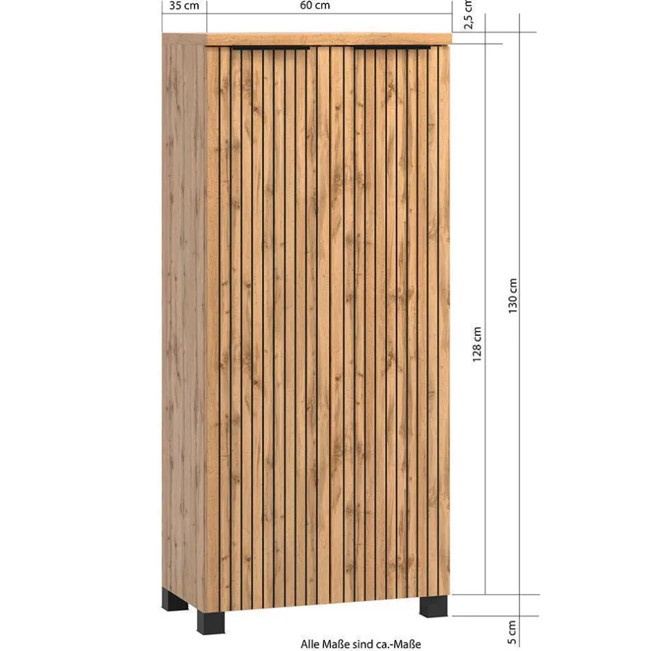 Waschtisch & LED Spiegel & Midischrank - Crystoga I (dreiteilig)^Wohnen Clearance
