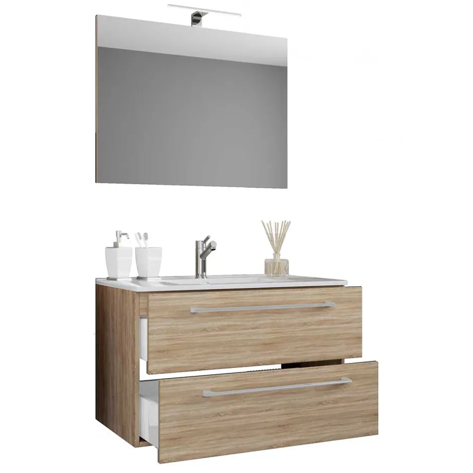 Waschtisch & Spiegel fürs Bad - Caleena (zweiteilig)^Wohnen Sale