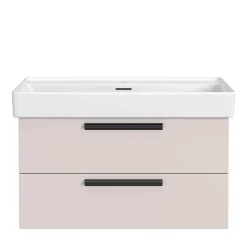 Waschtisch für eine Armatur in Hellgrau - Adendras^Wohnen Outlet