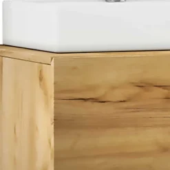 Wohnen Waschtisch in Holzoptik Wildeiche Honig - Toulon