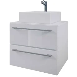 Wohnen Waschtisch in Weiß - hängend - Ipsum