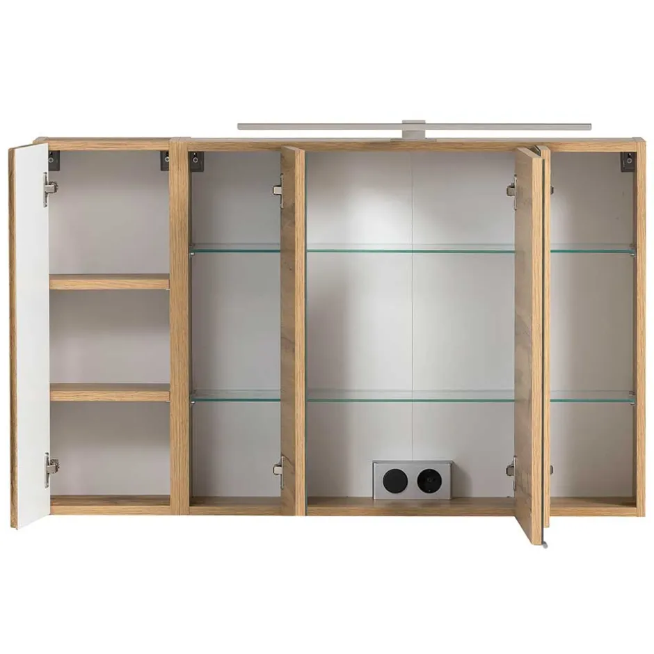 Waschtisch Kombination 105 cm breit - Mia (zweiteilig)^Wohnen Discount