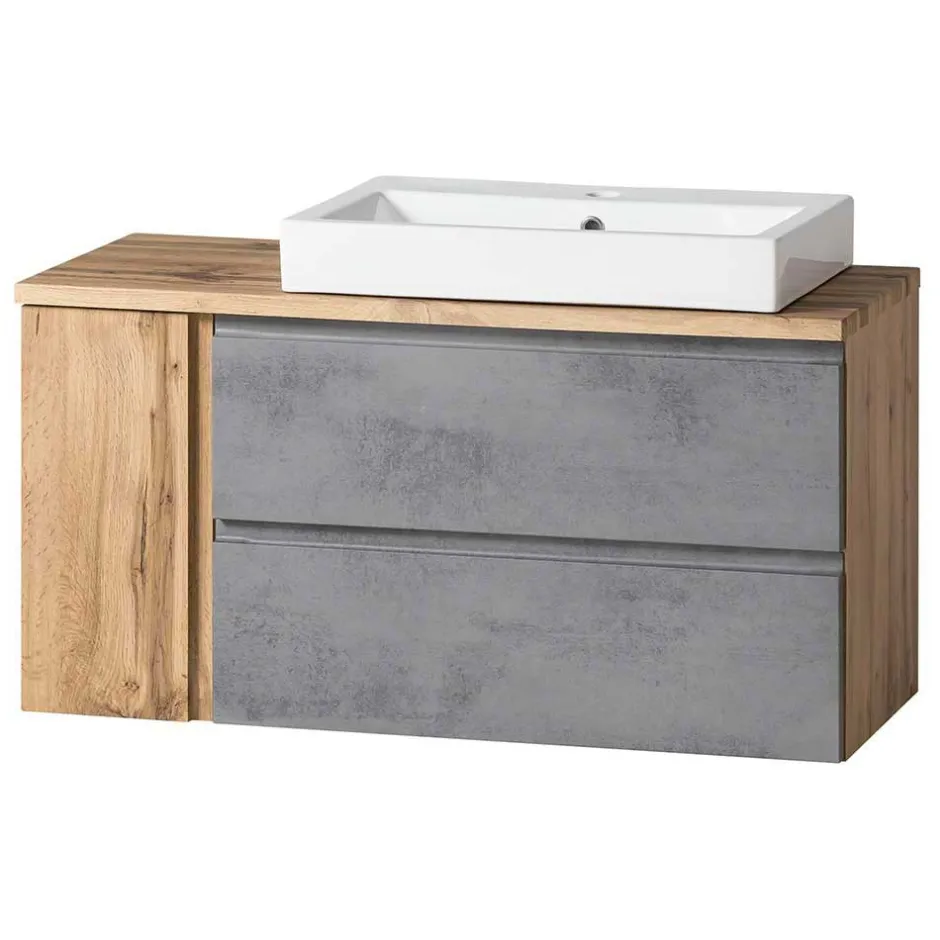 Waschtisch Kombination 105 cm breit - Mia (zweiteilig)^Wohnen Discount