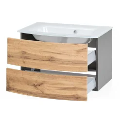 Wohnen Waschtisch Konsole mit eingelassenem Becken - Vandija