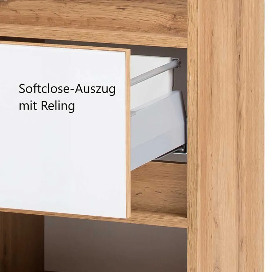Waschtisch Möbel & Hochschrank Set - Vrendina (dreiteilig)^Wohnen Best