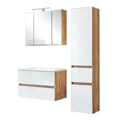 Waschtisch Möbel & Hochschrank Set - Vrendina (dreiteilig)^Wohnen Best