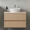 Waschtisch mit Aufsatzbecken in Eiche Hell - Vibulam^Wohnen Hot
