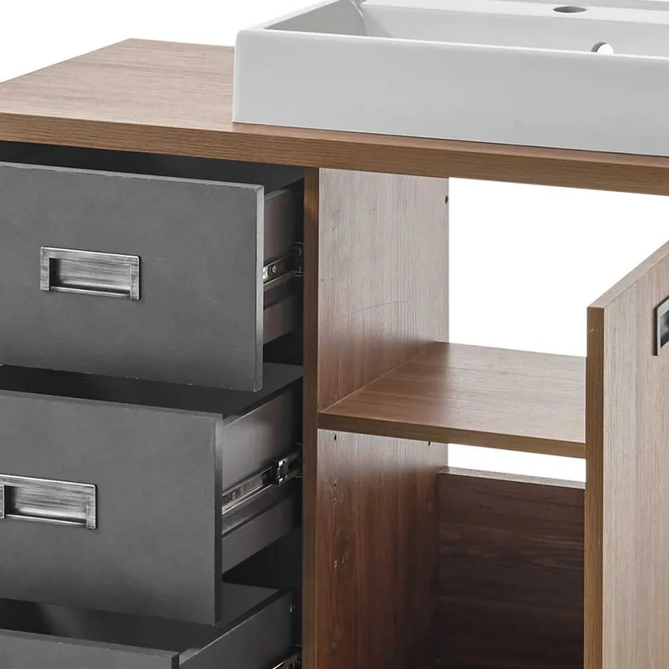 Waschtisch mit Aufsatzbecken 91 cm breit - Forawas^Wohnen Sale