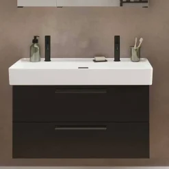 Waschtisch mit Becken für zwei Armaturen - Ostoro^Wohnen Best