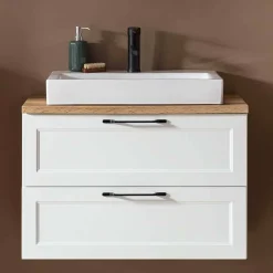 Wohnen Waschtisch mit Becken in Weiß - Gyatso