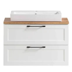 Wohnen Waschtisch mit Becken in Weiß - Gyatso