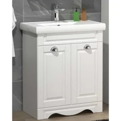 Wohnen Waschtisch mit Doppeltür und Becken - Akira