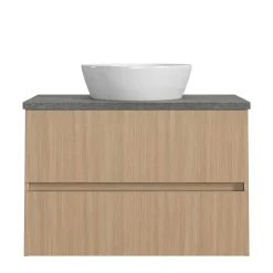 Waschtisch mit einem Aufsatz-Waschbecken - Leitha^Wohnen New