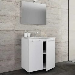 Waschtisch mit LED Spiegel Set - Ipsum (zweiteilig)^Wohnen Hot