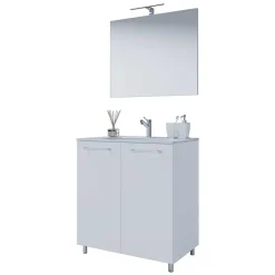 Waschtisch mit LED Spiegel Set - Ipsum (zweiteilig)^Wohnen Hot