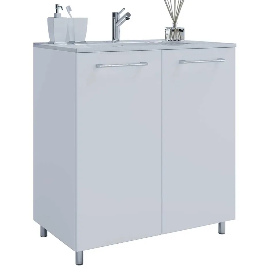 Waschtisch mit LED Spiegel Set - Ipsum (zweiteilig)^Wohnen Hot