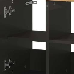 Wohnen Waschtisch Unterschrank in Dunkelgrau - Lucrino