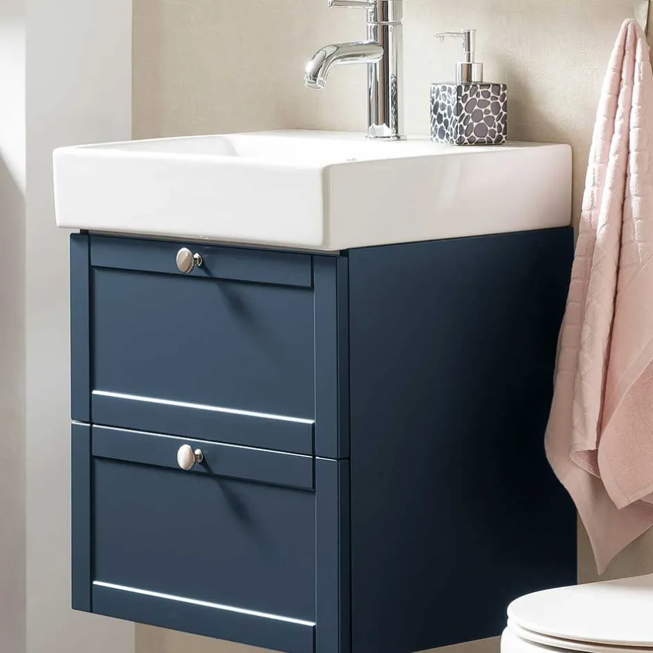 Wohnen Waschtischkonsole in Dunkelblau - Canyon
