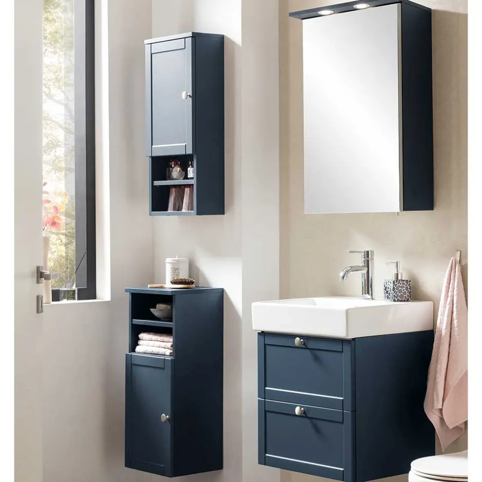 Wohnen Waschtischkonsole in Dunkelblau - Canyon