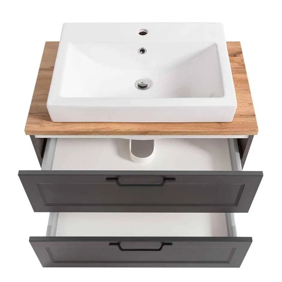 Wohnen Waschtischkonsole mit Aufsatzbecken - Novelya