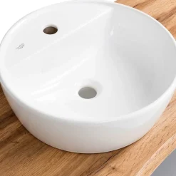 Waschtischkonsole mit Aufsatzbecken - Agiruan^Wohnen Discount