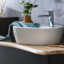 Waschtischkonsole mit Aufsatzbecken - Agiruan^Wohnen Discount