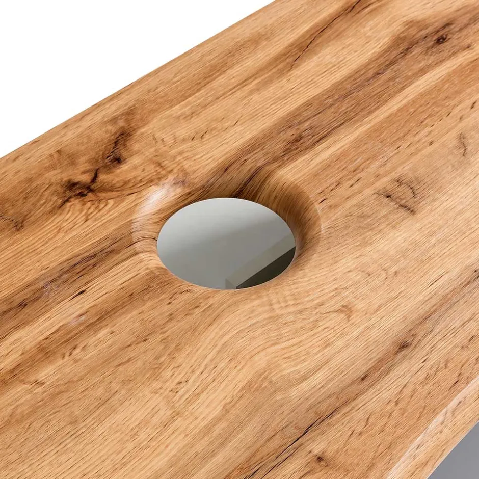 Waschtischkonsole mit Aufsatzbecken - Agiruan^Wohnen Discount