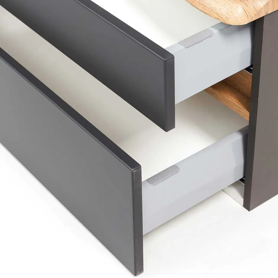 Waschtischkonsole mit Aufsatzbecken - Agiruan^Wohnen Discount