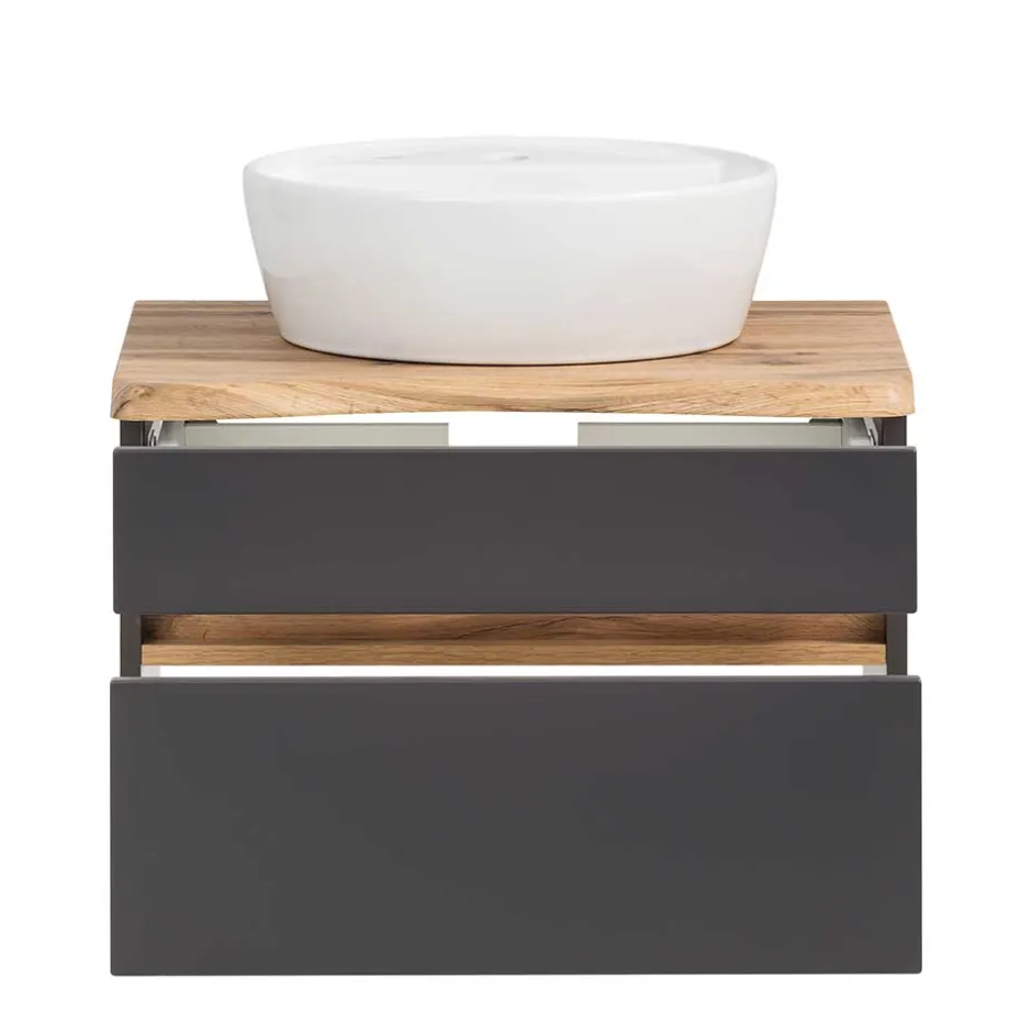 Waschtischkonsole mit Aufsatzbecken - Agiruan^Wohnen Discount