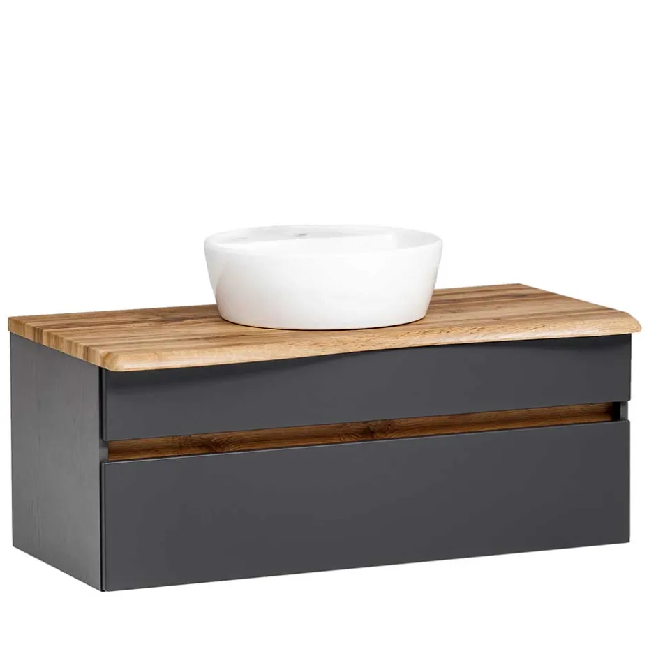 Waschtischkonsole mit Aufsatzbecken - Agiruan^Wohnen Discount