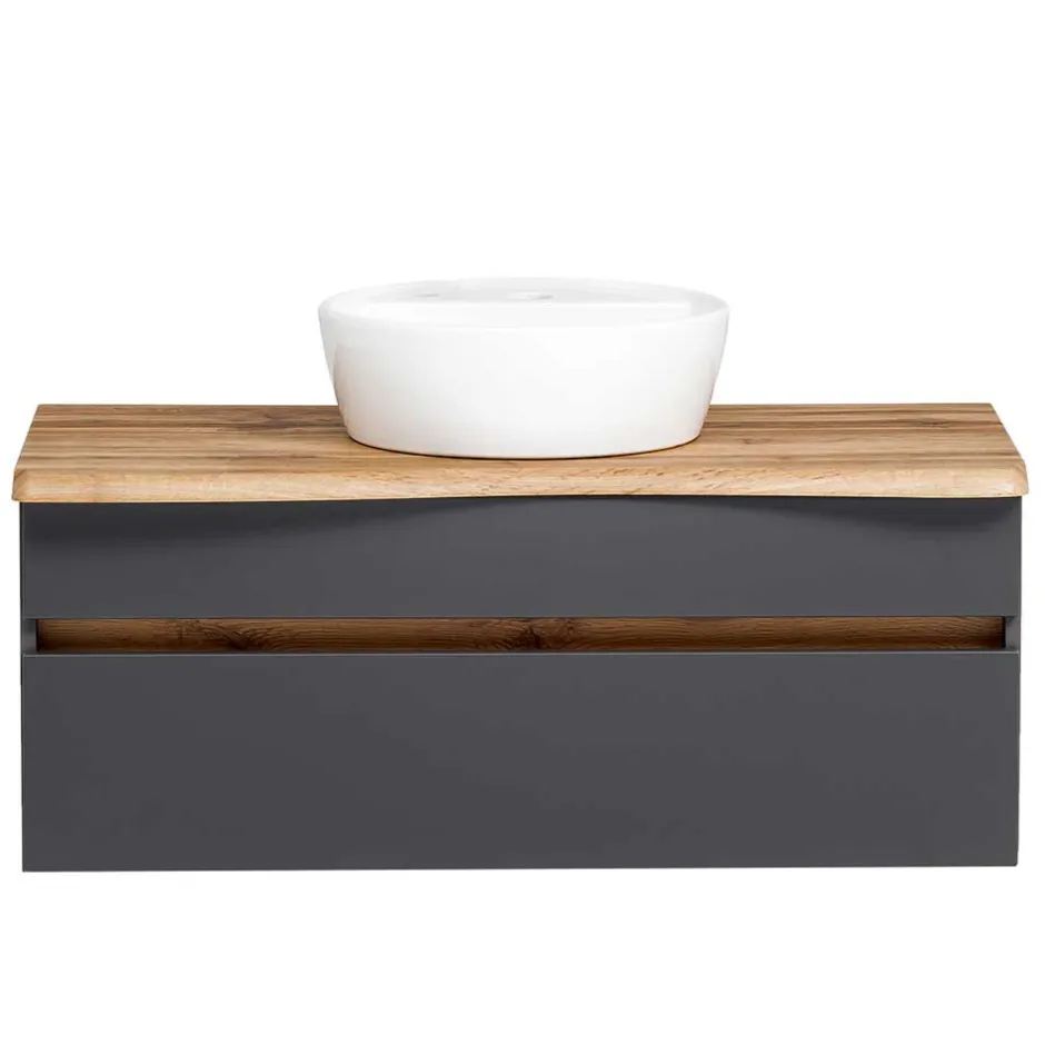 Waschtischkonsole mit Aufsatzbecken - Agiruan^Wohnen Discount
