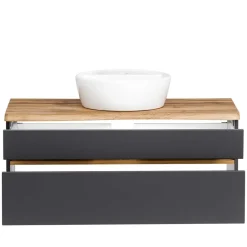 Waschtischkonsole mit Aufsatzbecken - Agiruan^Wohnen Discount