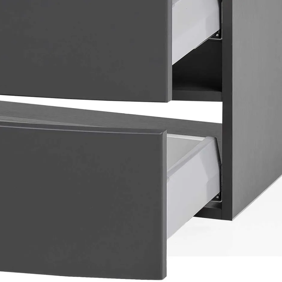 Waschtischkonsole mit Einlass-Waschbecken - Natarivos^Wohnen Clearance