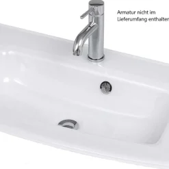 Waschtischkonsole mit Einlass-Waschbecken - Natarivos^Wohnen Clearance