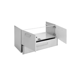 Waschtisch-Konsole mit Keramikbecken - Estateas^Wohnen Discount