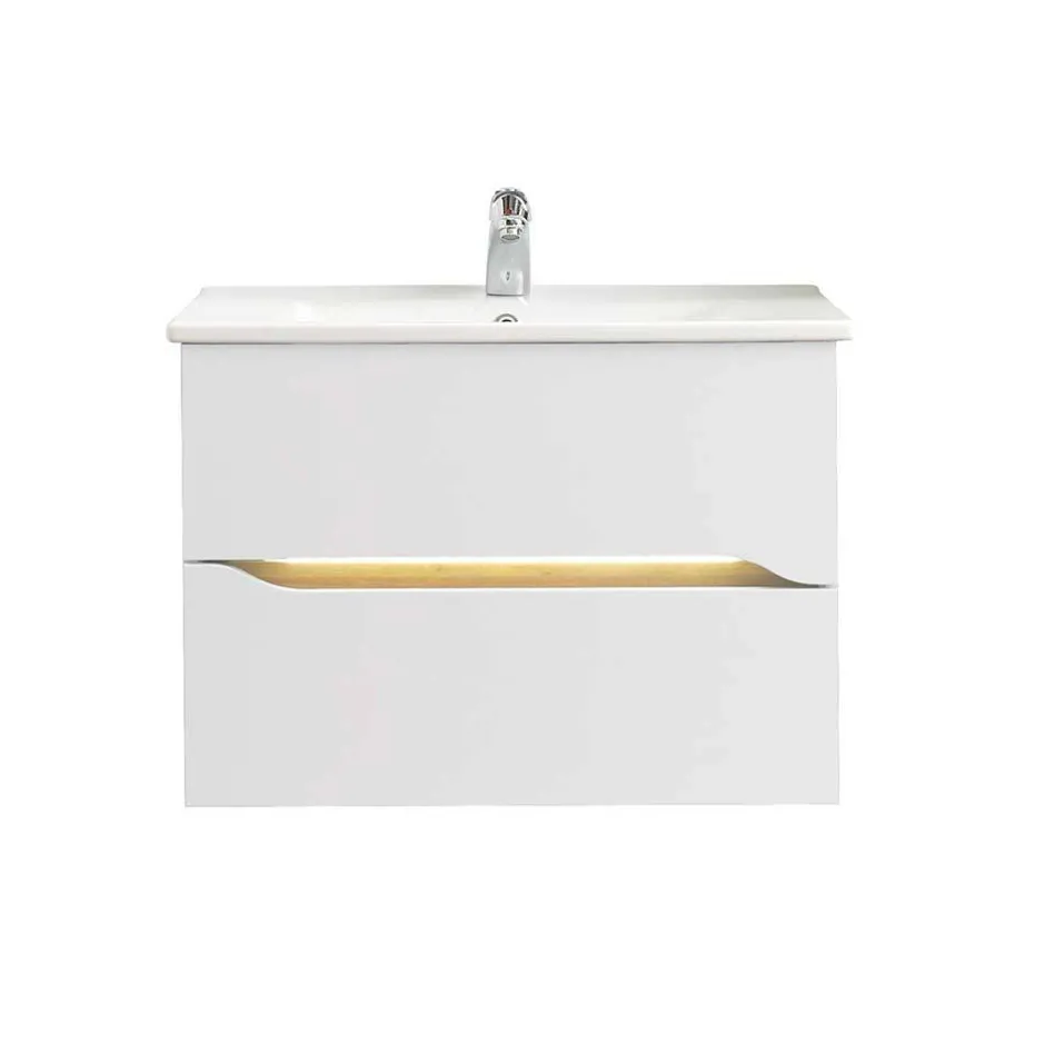 Wohnen Waschtischkonsole mit LED Licht - Zenata