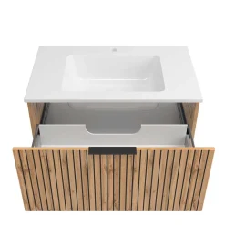 Waschtischkonsole mit Oberschrank Set - Crystoga (dreiteilig)^Wohnen Online