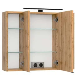 Waschtischkonsole mit Oberschrank Set - Crystoga (dreiteilig)^Wohnen Online