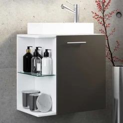 Waschtischkonsole mit Tür und Regal - One^Wohnen Sale