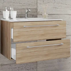 Waschtisch-Konsole mit Waschbecken - Caleena^Wohnen Clearance