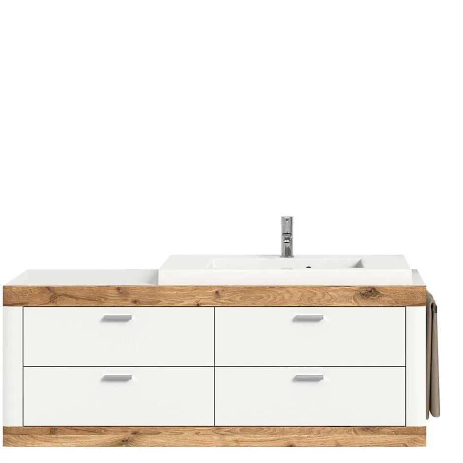 Waschtischkonsole mit Waschbecken und Handttuchhalter - Hihat^Wohnen Clearance