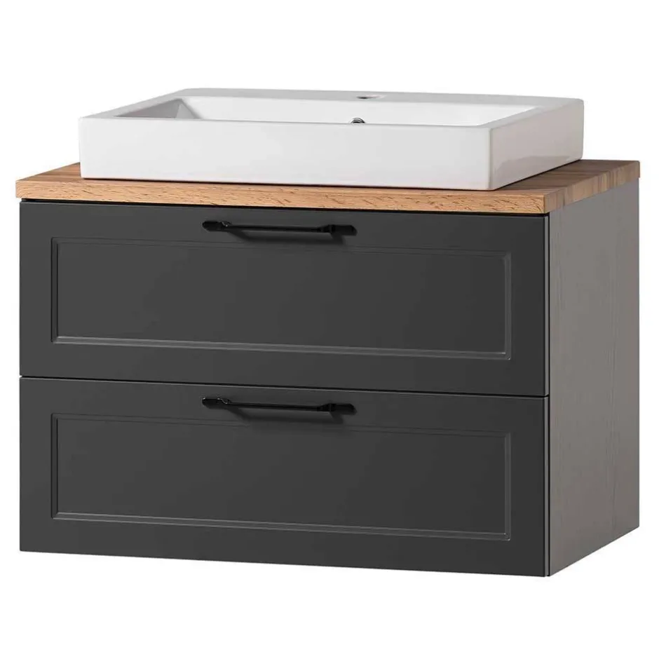 Wohnen Waschtischkonsole und Spiegelschrank Set - Novelya (zweiteilig)