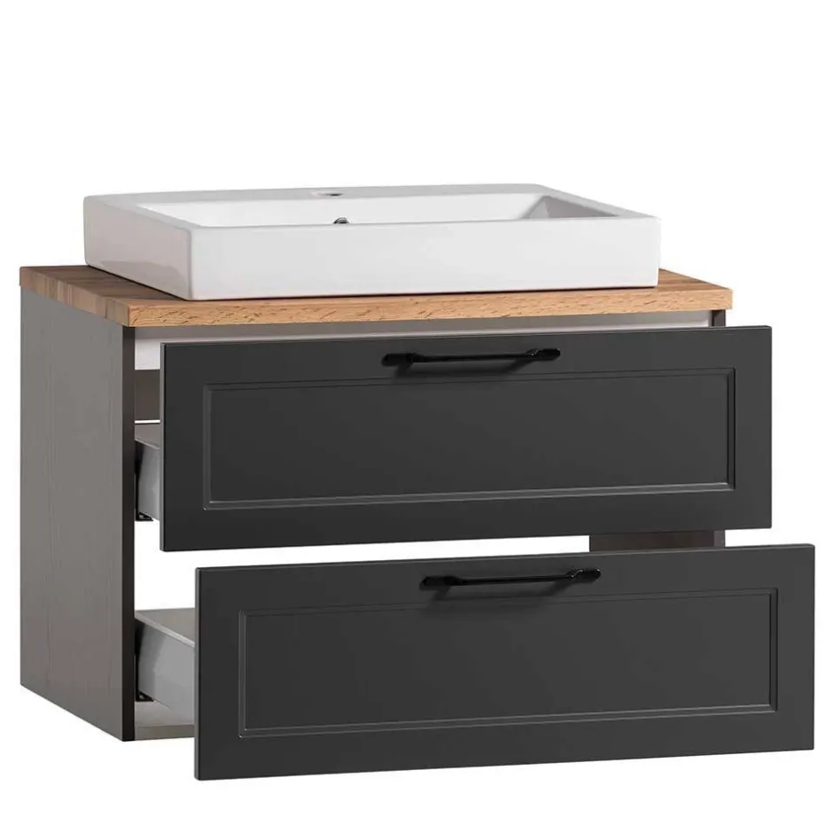 Wohnen Waschtischkonsole und Spiegelschrank Set - Novelya (zweiteilig)