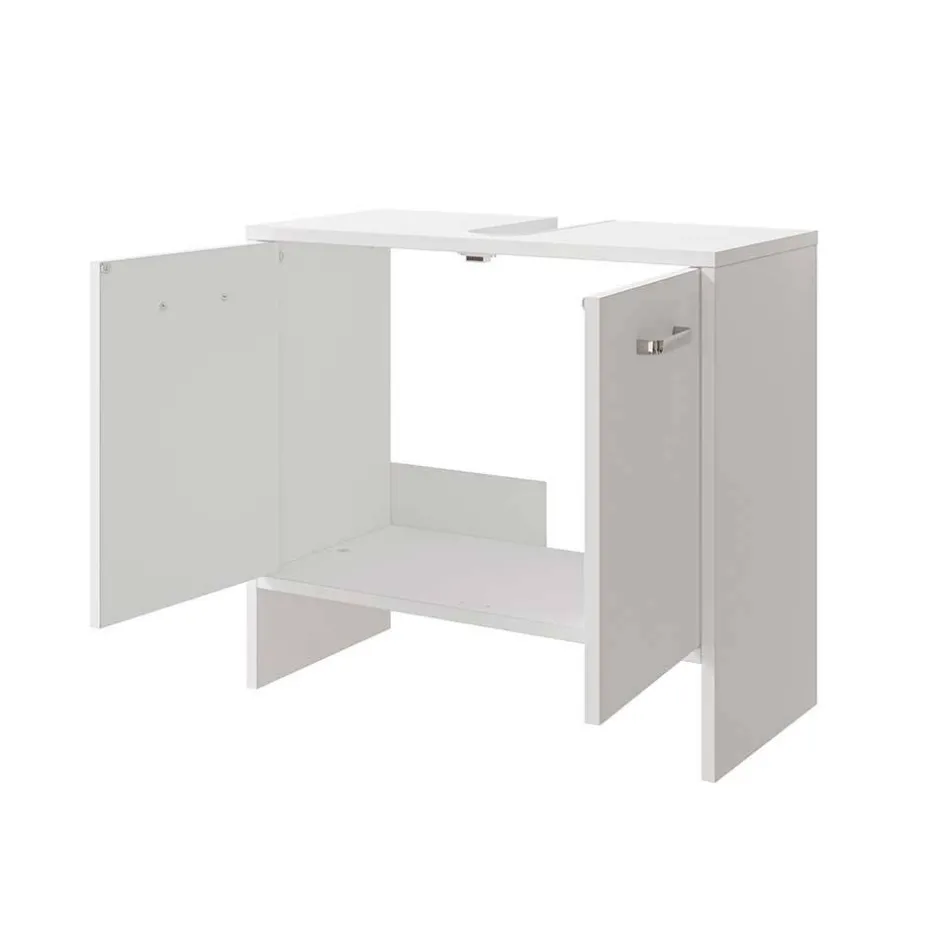 Waschtischunterbau in Weiß - Vaola^Wohnen Online