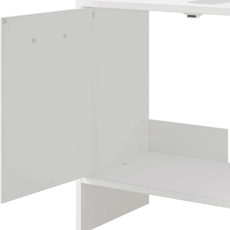 Waschtischunterbau in Weiß - Vaola^Wohnen Online