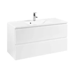 Wohnen Waschtischunterschrank Concetada in Hochglanz Weiß