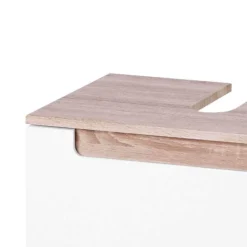 Wohnen Waschtischunterschrank Tymos in Weiß Hochglanz