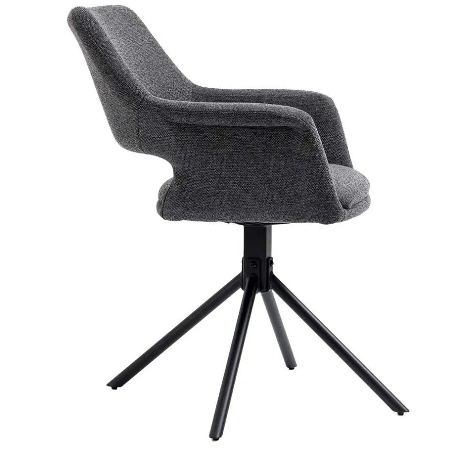 Webstoff Tischsessel drehbar - Lameiro (2er Set)^Wohnen Sale