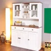 Wohnen Weiß Brauner Buffetschrank aus Kiefernholz - Vatina