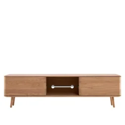 Weiß geöltes TV Board aus Eiche Massivholz - Bakaras^Wohnen Best